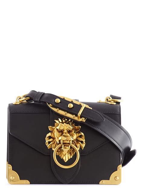 prada head bag|Prada lion head shoulder bag.